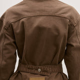 Violet Denim Jacket in Chocolate