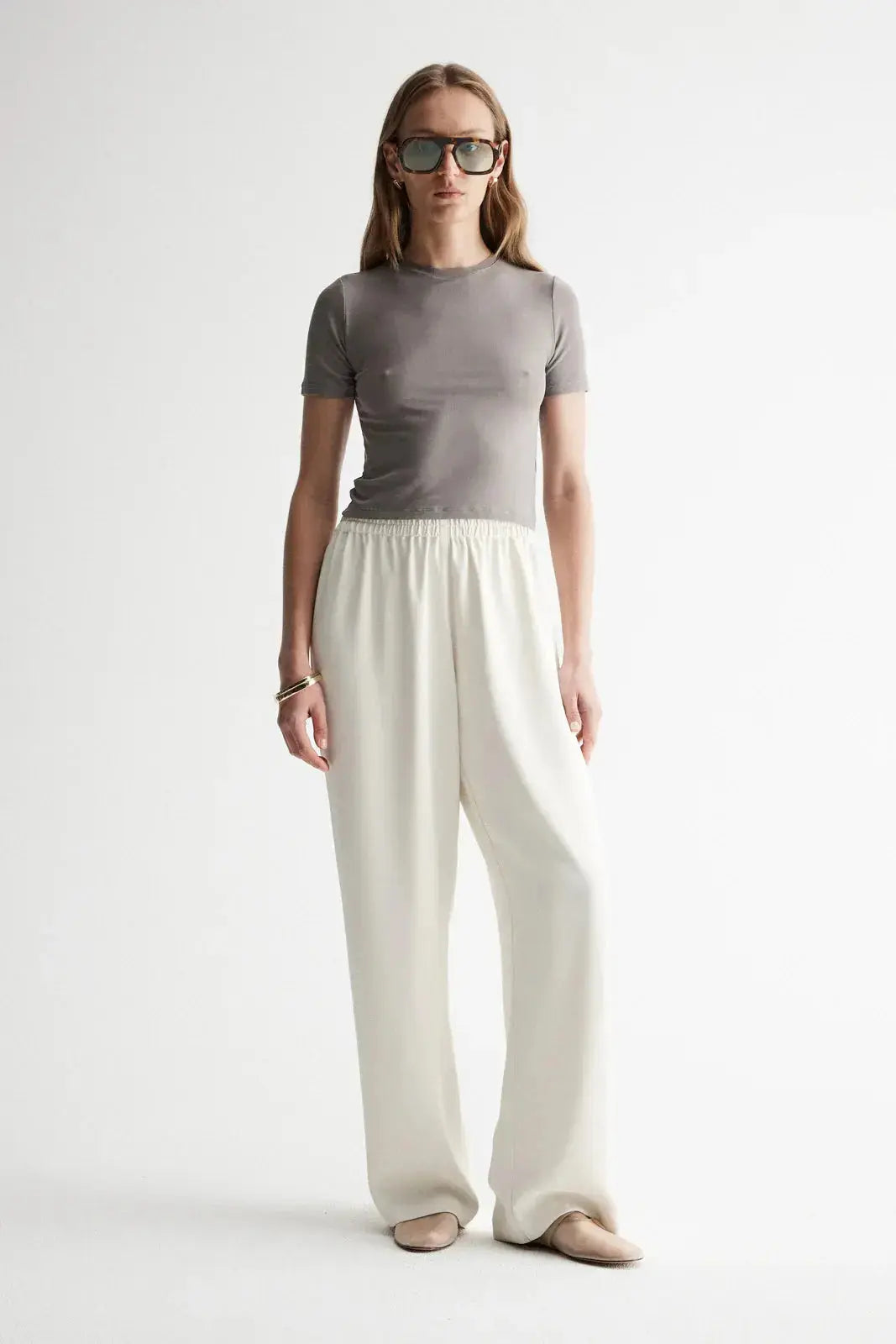 Edra Pant in Ecru Elka Collective