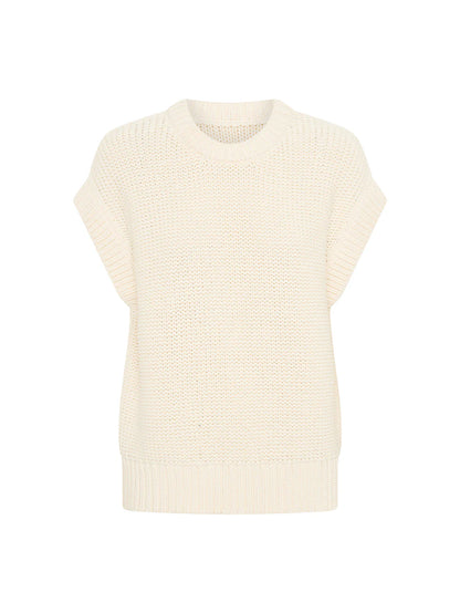 Olessia Knit Sweater in Cream