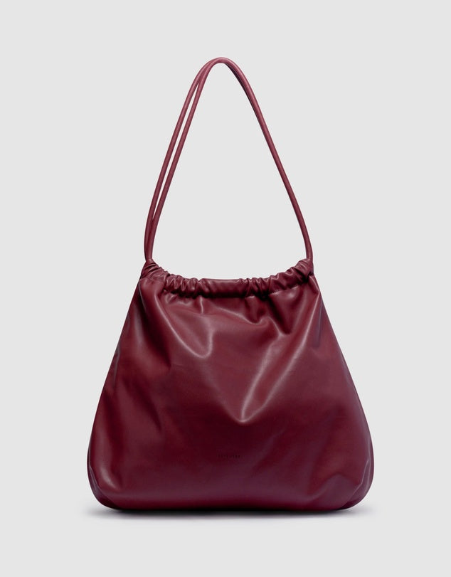 large burgundy Shoulder Bag clothlifestyle Boutique 
