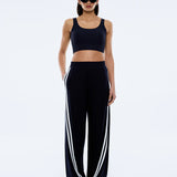 Valentina Pant in Black/White Ena Pelly