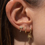 Palm Springs Earrings in Gold Arms of Eve