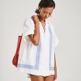 Collared S/Sleeve Shirt in White