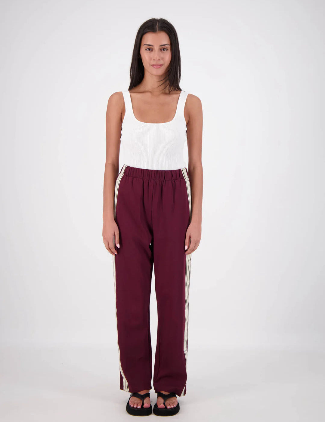 Panarea Trackpant in Plum Jasmine Alexa
