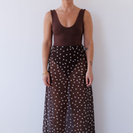 Ruby Skirt in Chocolate Mabel