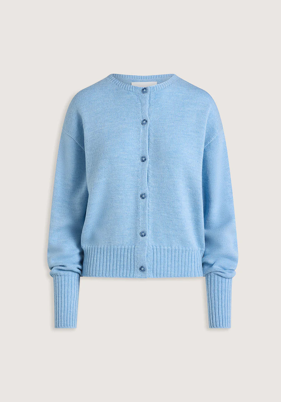 Hart Merino Cardigan in Blue Viktoria + Woods