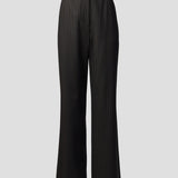 Thorpe Trouser in Black Pinstripe Viktoria + Woods