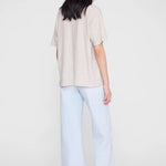Cade Tee in Wash White Leopard ANINE BING