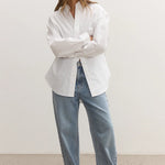 Avoca Shirt in White Bayse Brand