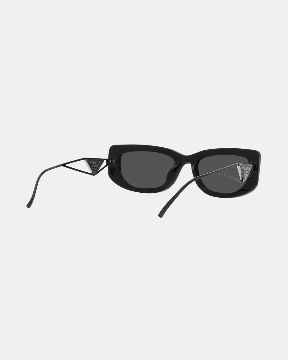 Prada Square Acetate Sunglasses in black