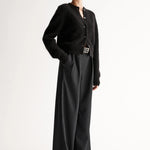 Abigail Knit Cardigan in Black Elka Collective