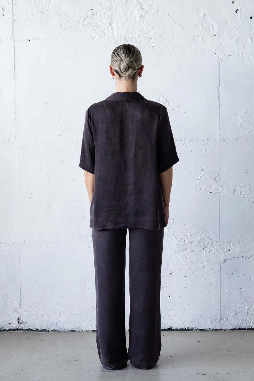 Bertie Shirt in Chocolate Mabel