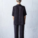 Bertie Shirt in Chocolate Mabel