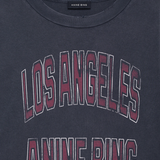 Johnny Cropped Tee in Washed Black