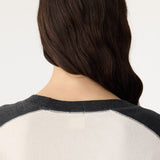 Long Sleeve Slouch Panelled T-Shirt