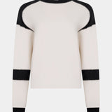 Long Sleeve Slouch Panelled T-Shirt