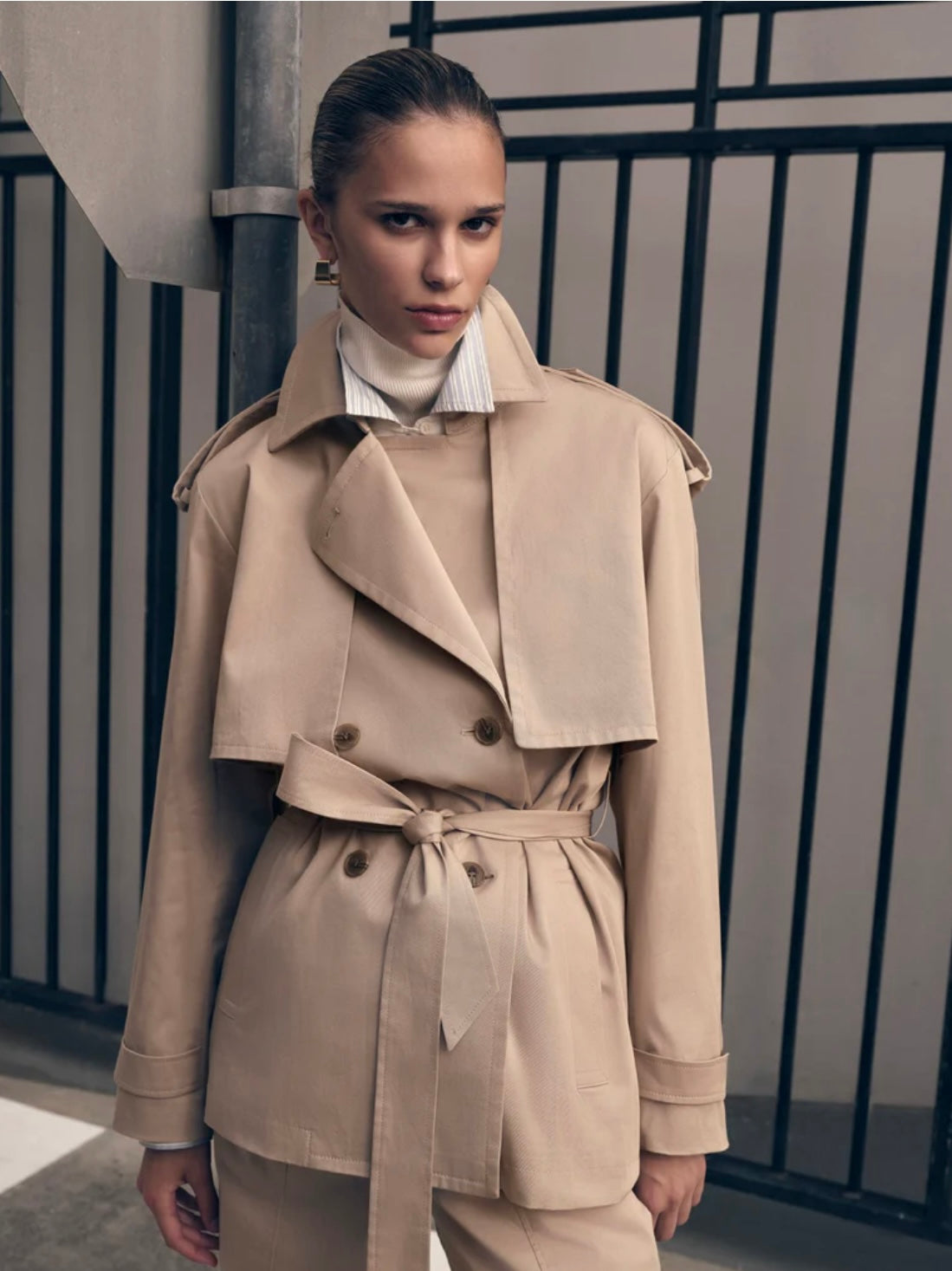 Camel midlength trench clothlifestyle boutique 