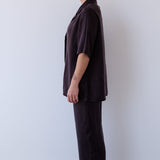 Bertie Shirt in Chocolate Mabel