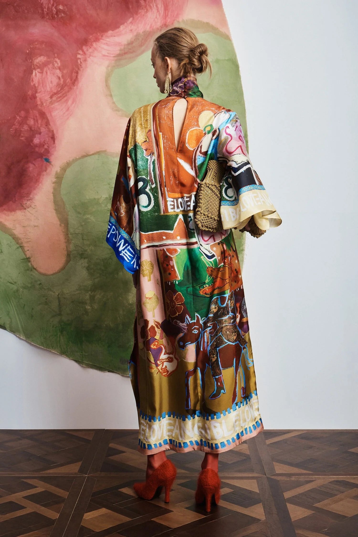 Mlak Silk Midi Dress Alemais