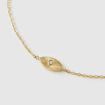 Evil Eye Gold Bracelet Arms of Eve