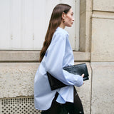 Carter Shirt in Blue Elka Collective  Cloth Lifestyle Boutique