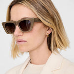 Paris Sunglasses in Dark Olive ANINE BING