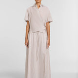 Tenfold Skirt in Cosmos Stripe