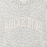 Miles White Leopard Sweatshirt ANINE BING