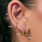 Tabitha Mini Gold Huggies Arms of Eve