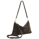 Ashley Bag in Chocolate Suede Vestirsi