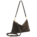 Ashley Bag in Chocolate Suede Vestirsi