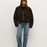 Inez Jacket in Brown Bayse Brand