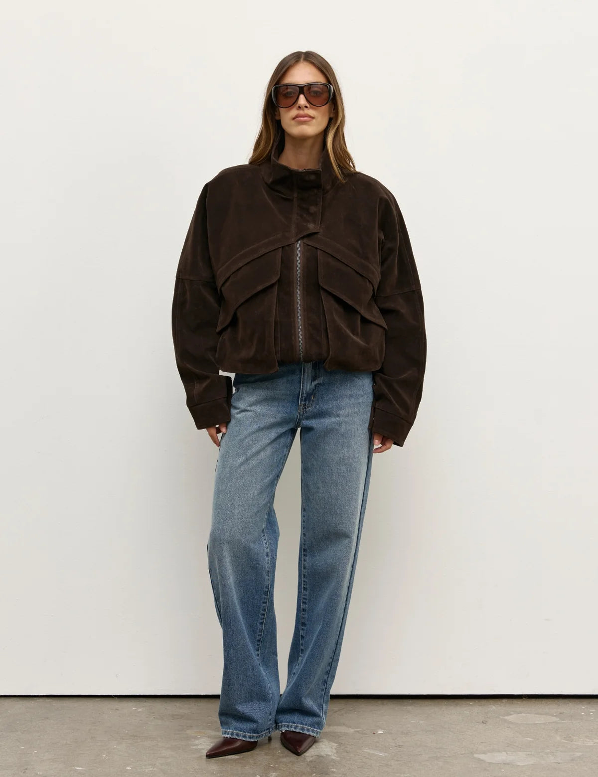 Inez Jacket in Brown Bayse Brand