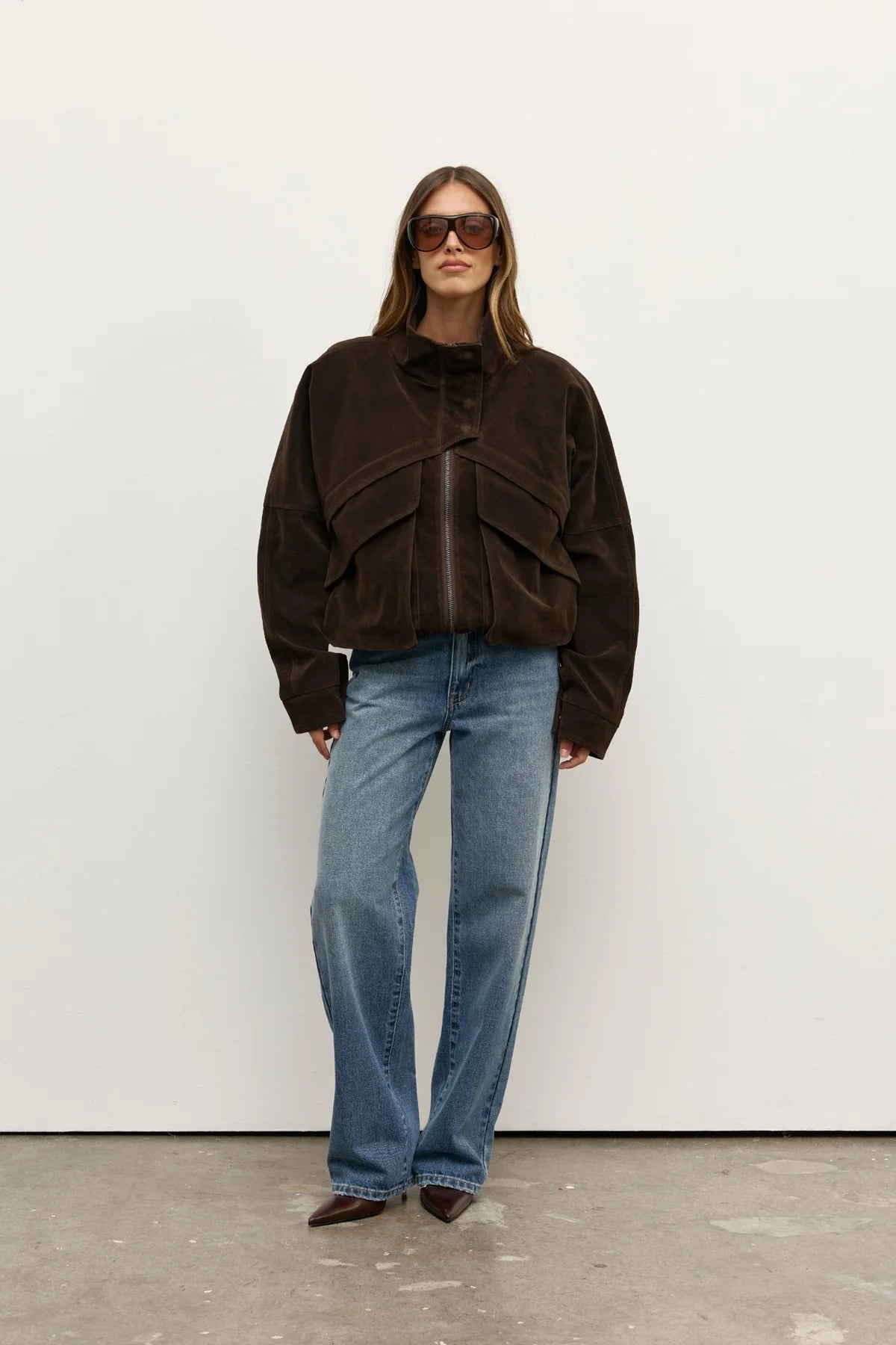 Inez Jacket in Brown Bayse Brand