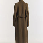 Hemingway Wool Coat in Khaki Viktoria + Woods