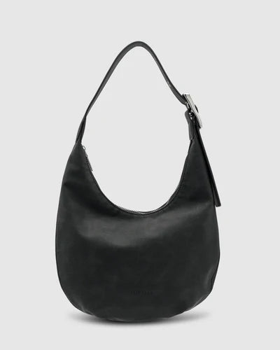 Black vegan slouch bag clothlifestyle boutique 