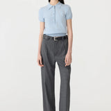 Wool Cashmere Slim Fit Polo