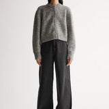 Abigail Knit Cardigan in Grey Marle Elka Collective