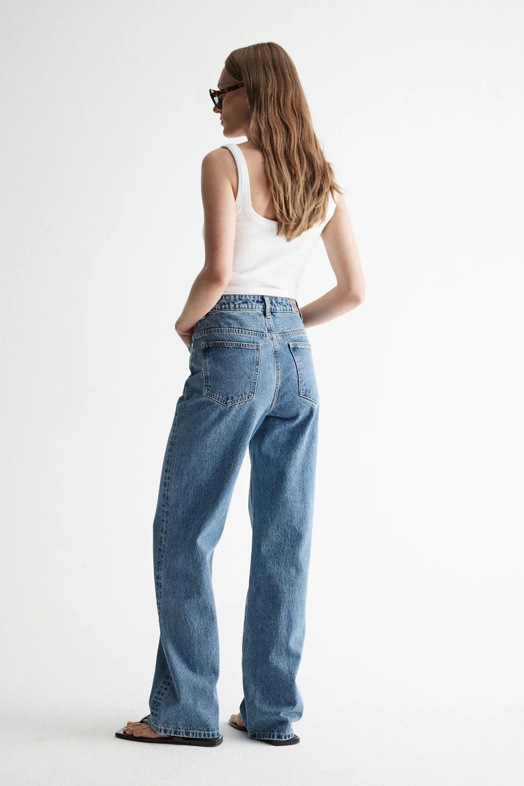 Odin Straight Leg Jean in Trinity Blue Elka Collective