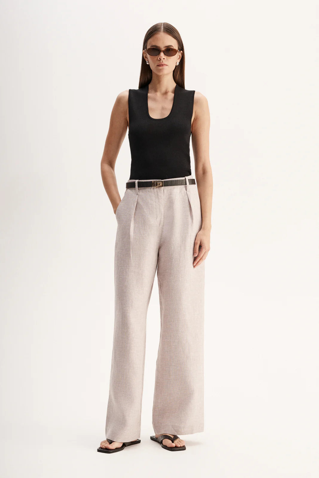 Hayes Knit Top in Chocolate Elka Collective