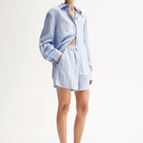 Henry Shirt in Blue Stripe