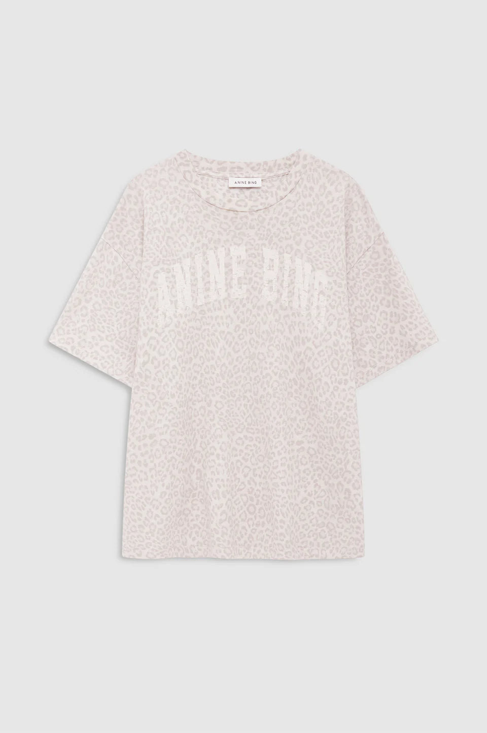 Cade Tee in Wash White Leopard ANINE BING