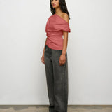 Pallas Top in Washed Red