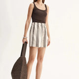 Milo Short in Chocolate Stripe