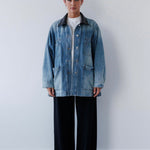 Charlie Jacket in Blue Denim Mabel