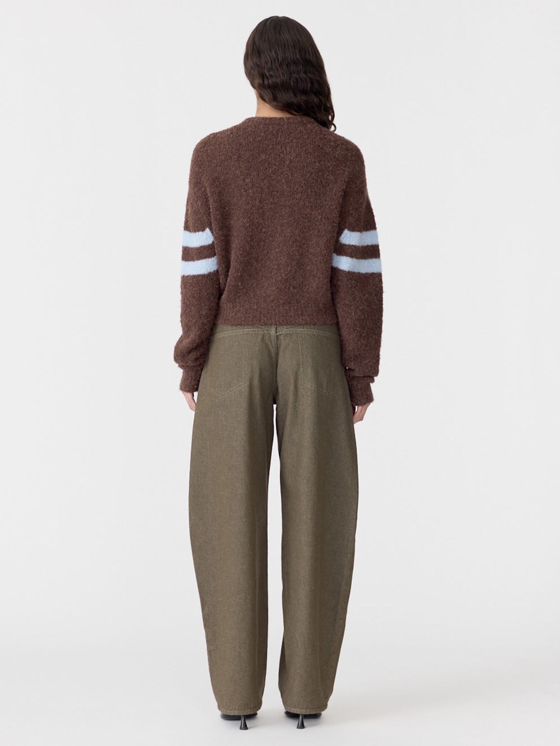 Wool Alpaca Zip Up Knit BASSIKE