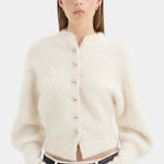 Lise Cardigan in Ivory Sir.
