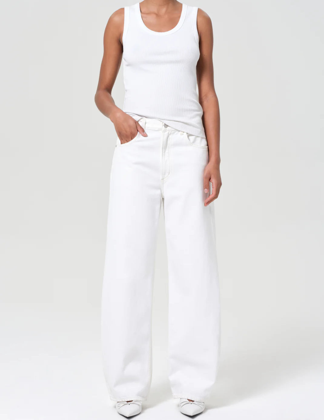 Low Curve Jean in Milkshake AGOLDE