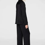 Elain Pant in Black Dot Jacquard