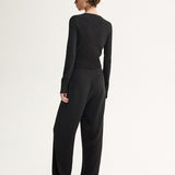 Penny Knit Cardigan in Black Elka Collective